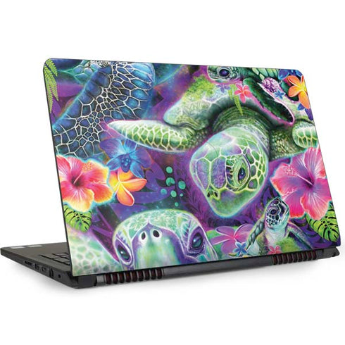Rainbow Sea Turtles by Sheena Pike Dell Inspiron Skin